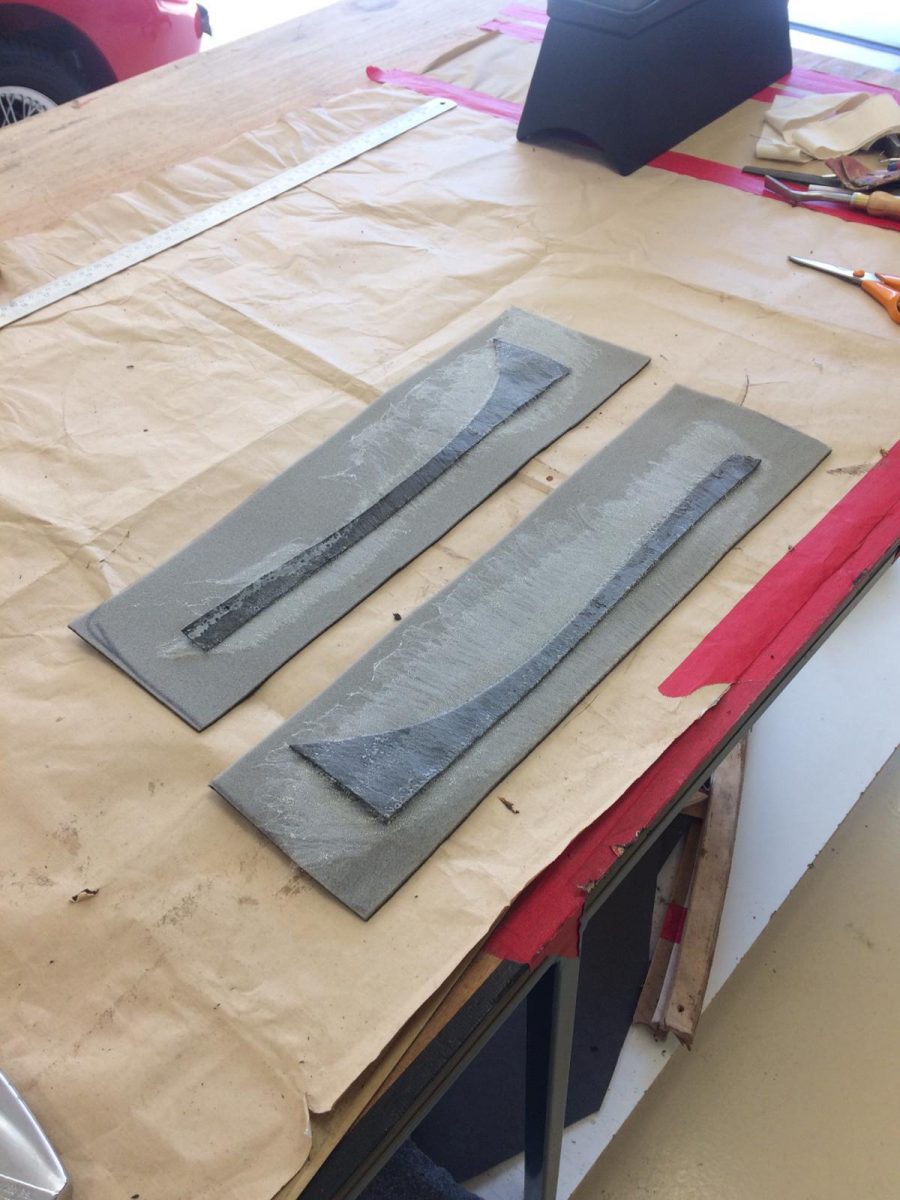 TR6 stripping window surrounds and recovering9 1
