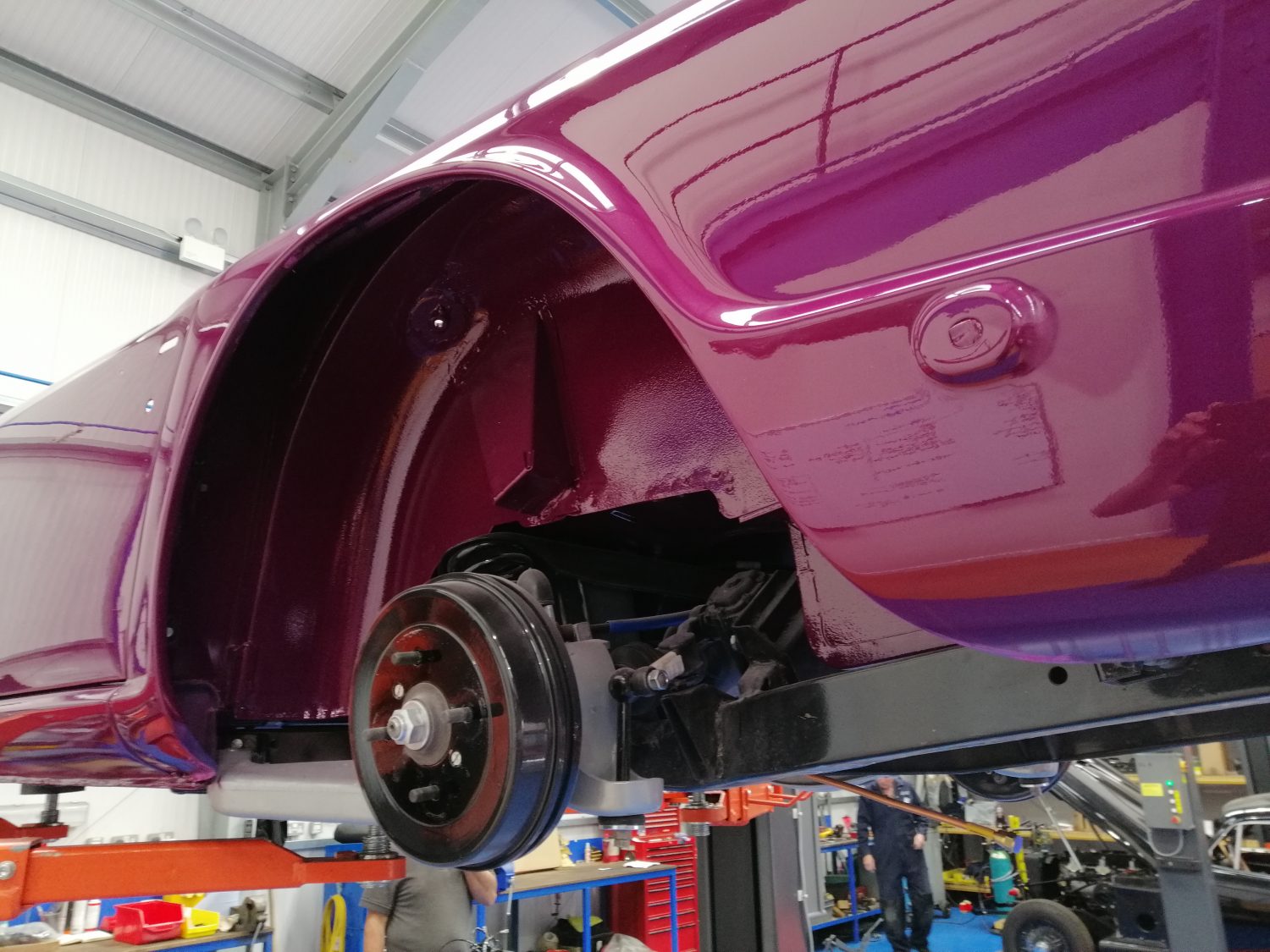 07072020 1973 Triumph TR6 ready for reassembily2 1