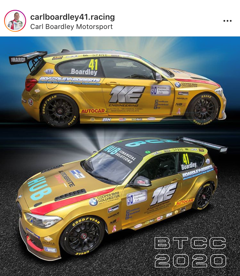 180620 Carl Boardley New Touring Car