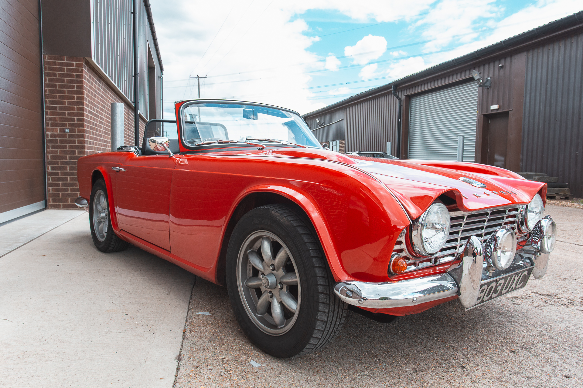 Adrian Harcus Wins our 1962 Triumph TR4 - Bridge Classic Cars