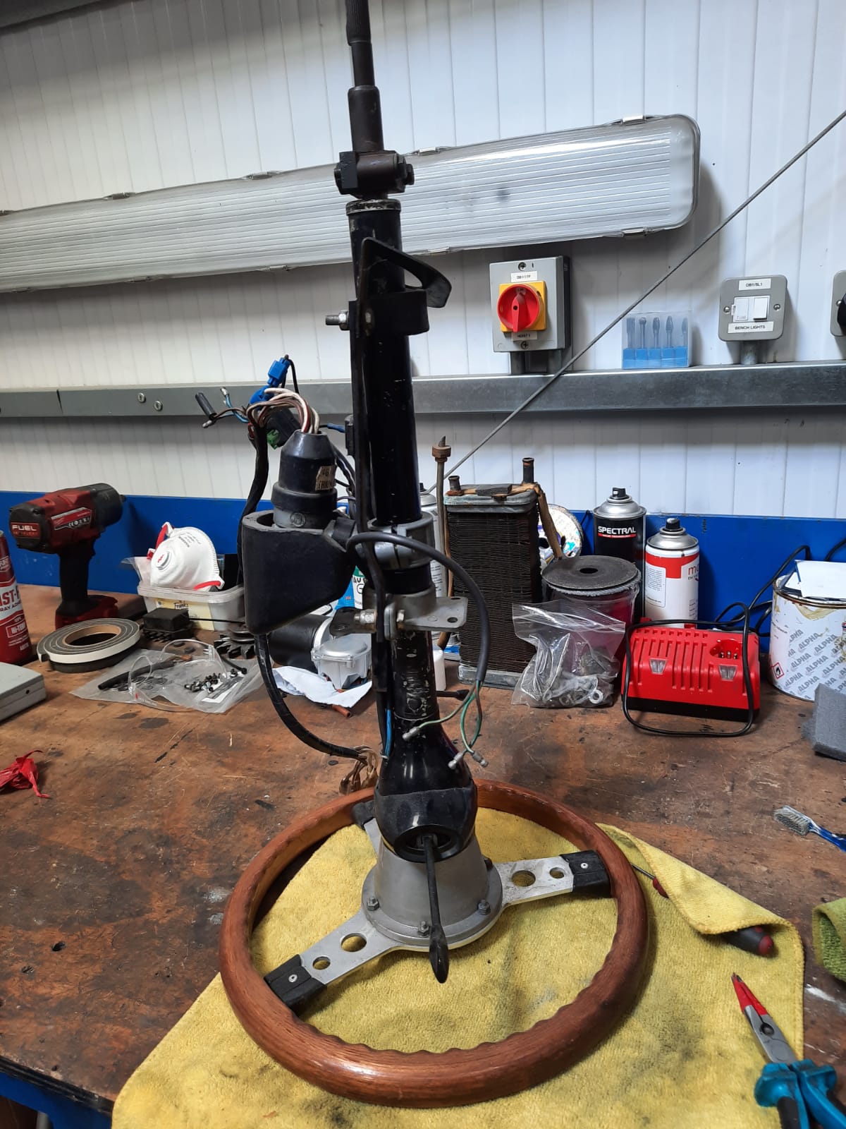 05082020 1976 Triumph TR6 Steering Components refurbishing3 1
