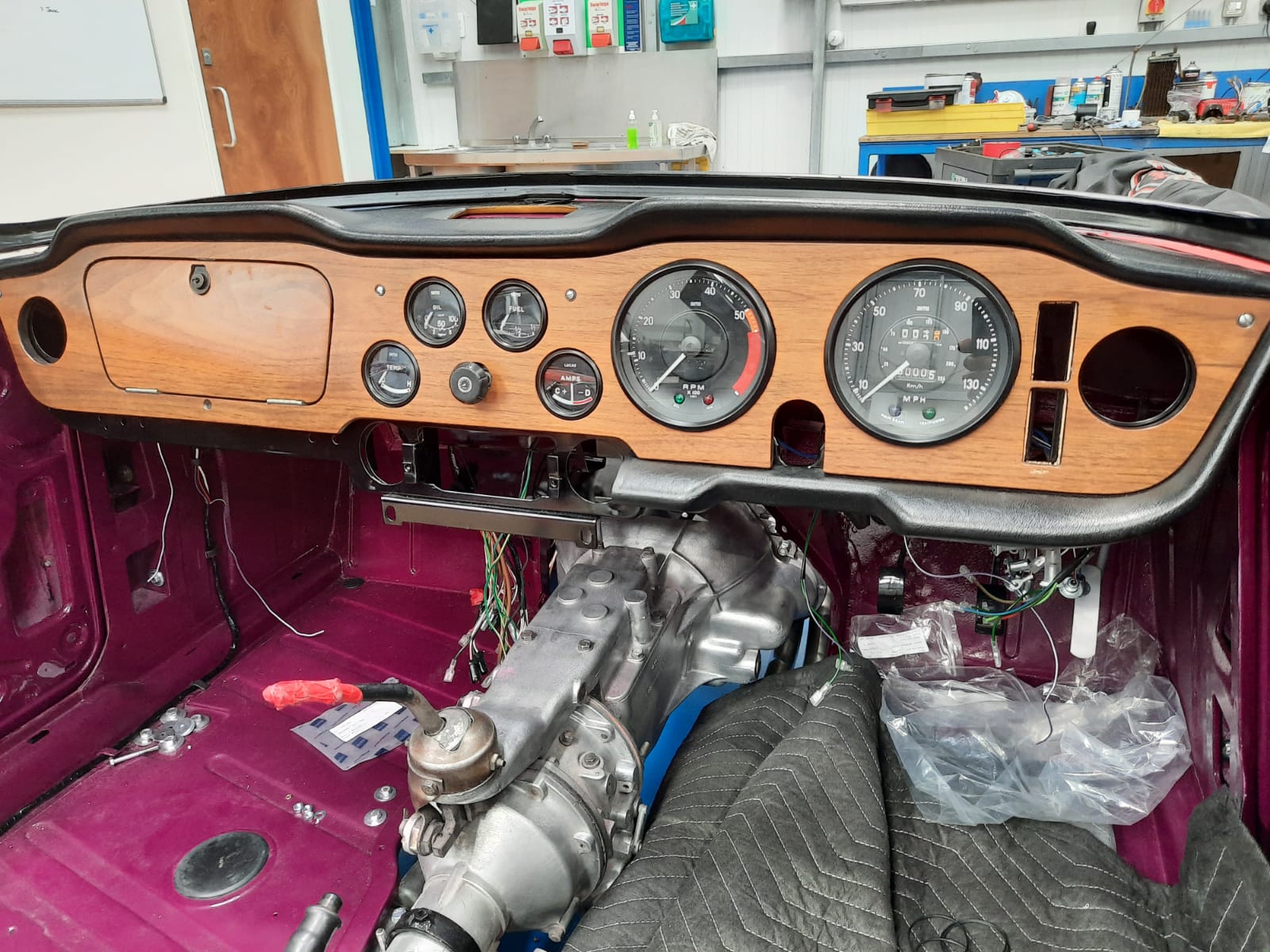 05082020 1976 Triumph TR6 Steering Components refurbishing6 1