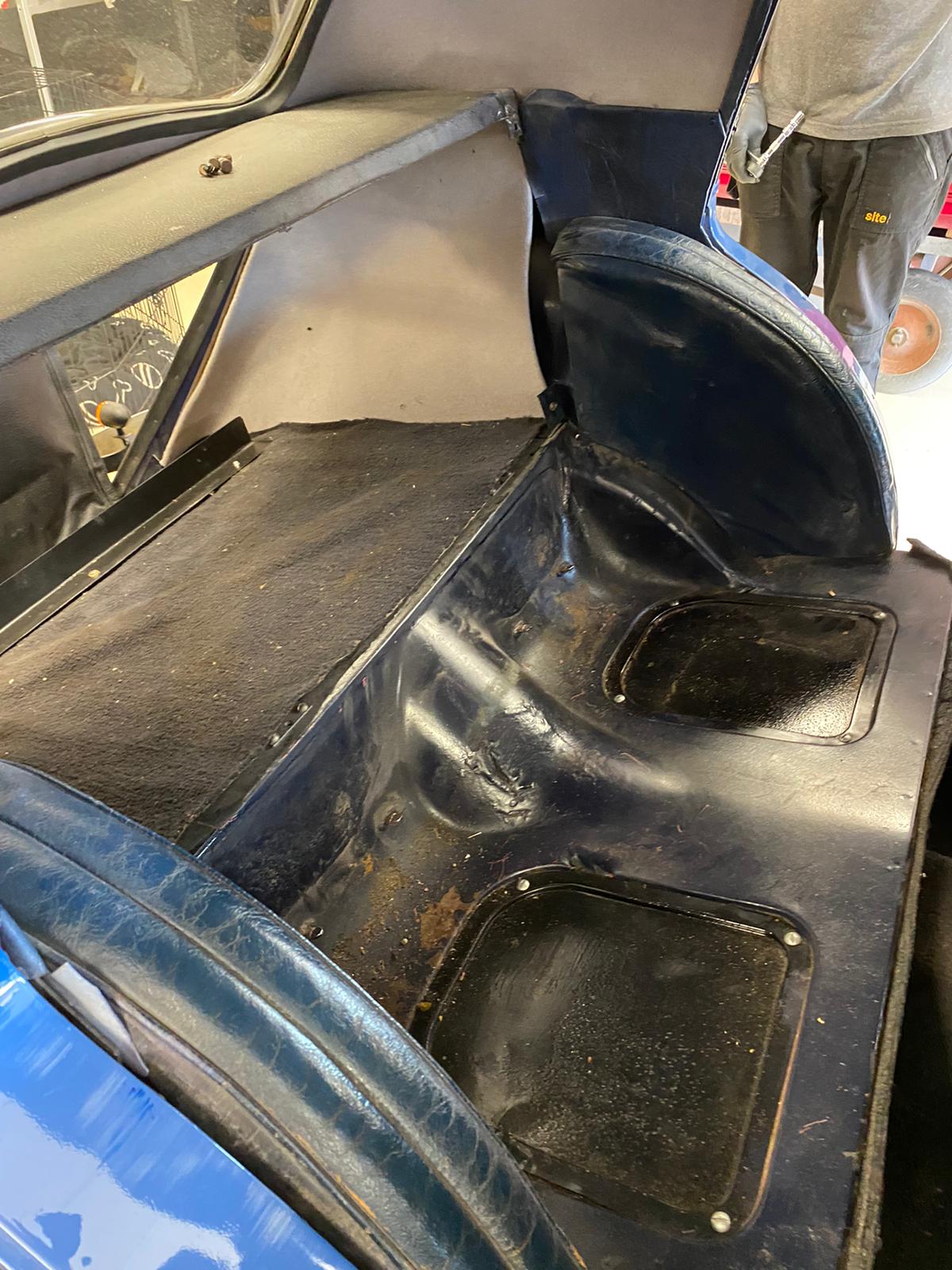1939 Riley Merlin Nine Briggs Body Interior Trim Work in porogress2 1
