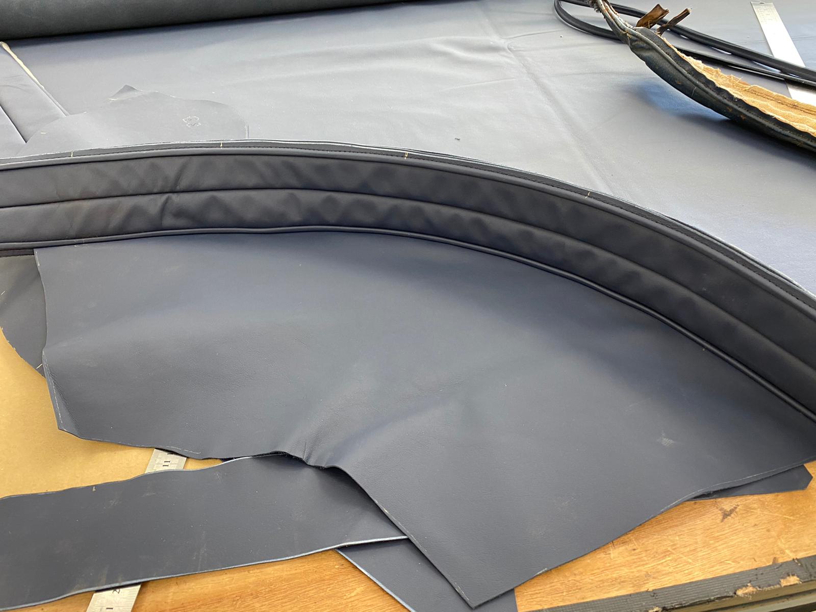 1939 Riley Merlin Nine Briggs Body Interior Trim Work in porogress243 1