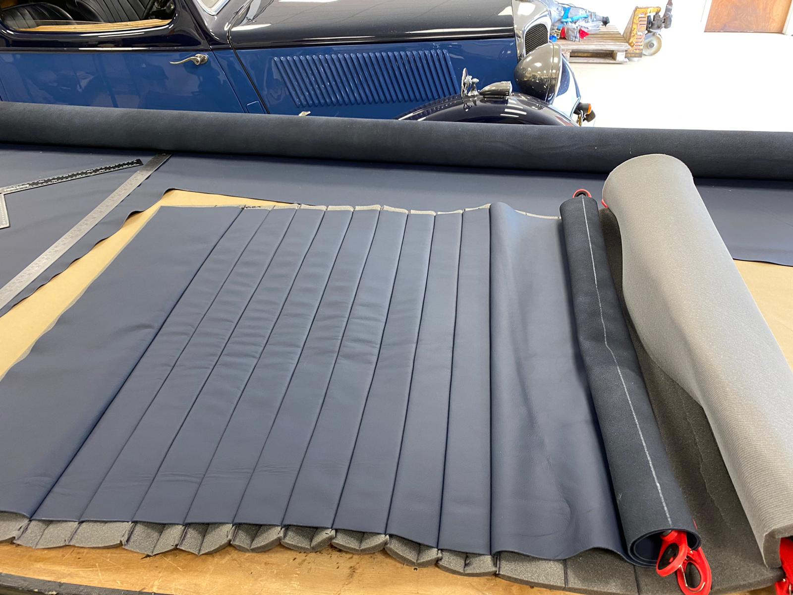 1939 Riley Merlin Nine Briggs Body Interior Trim Work in porogress250 1