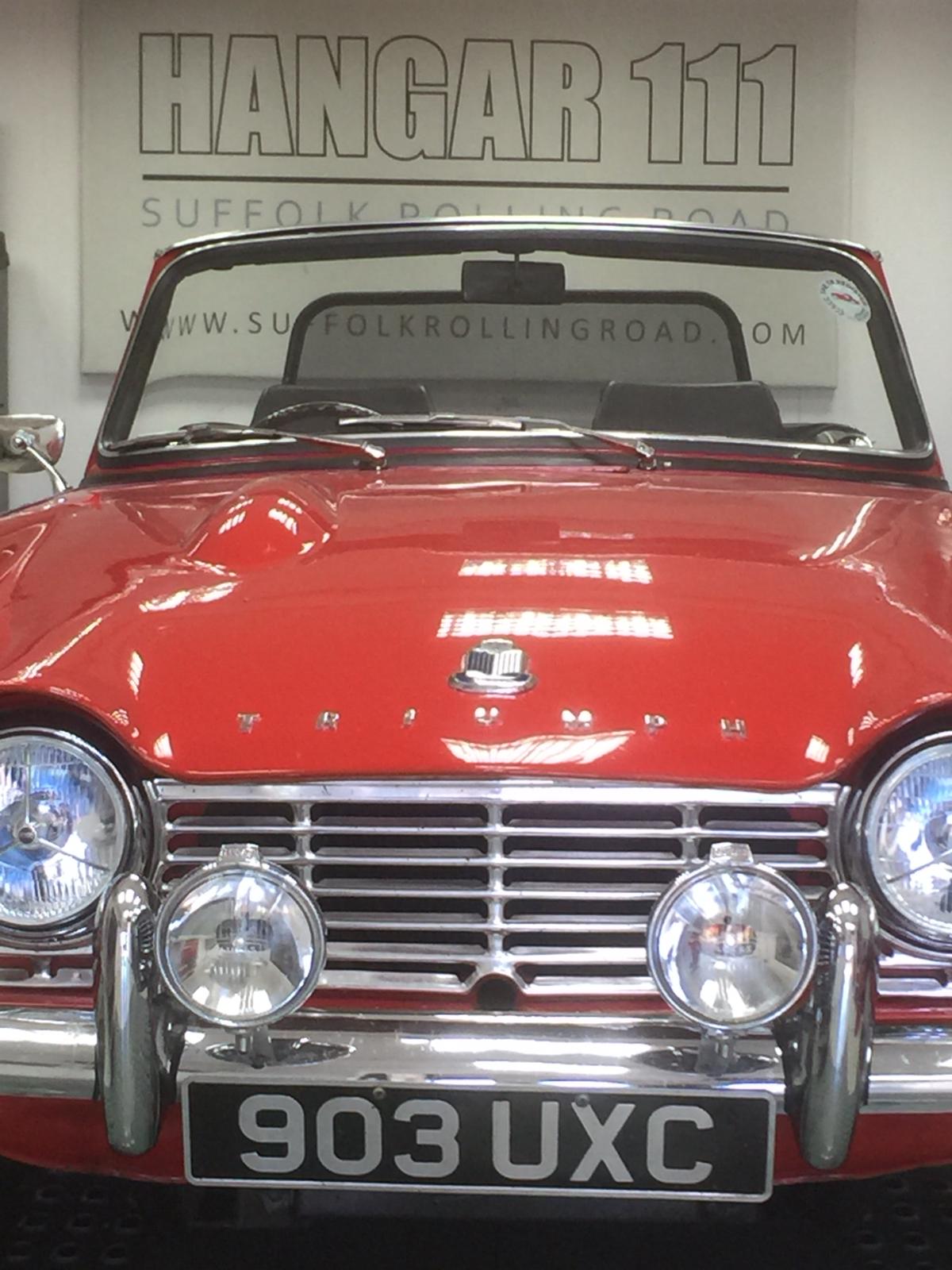 Triumph TR4 at Hangar 111