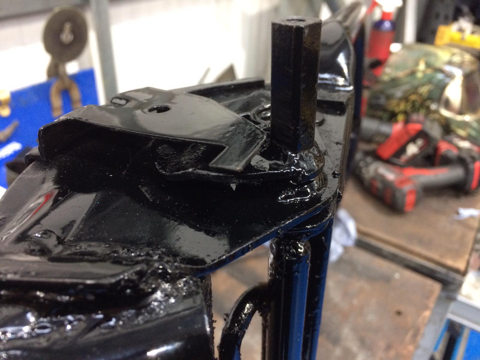 Dave Missing TR6 Repairing seat mechanism6 1