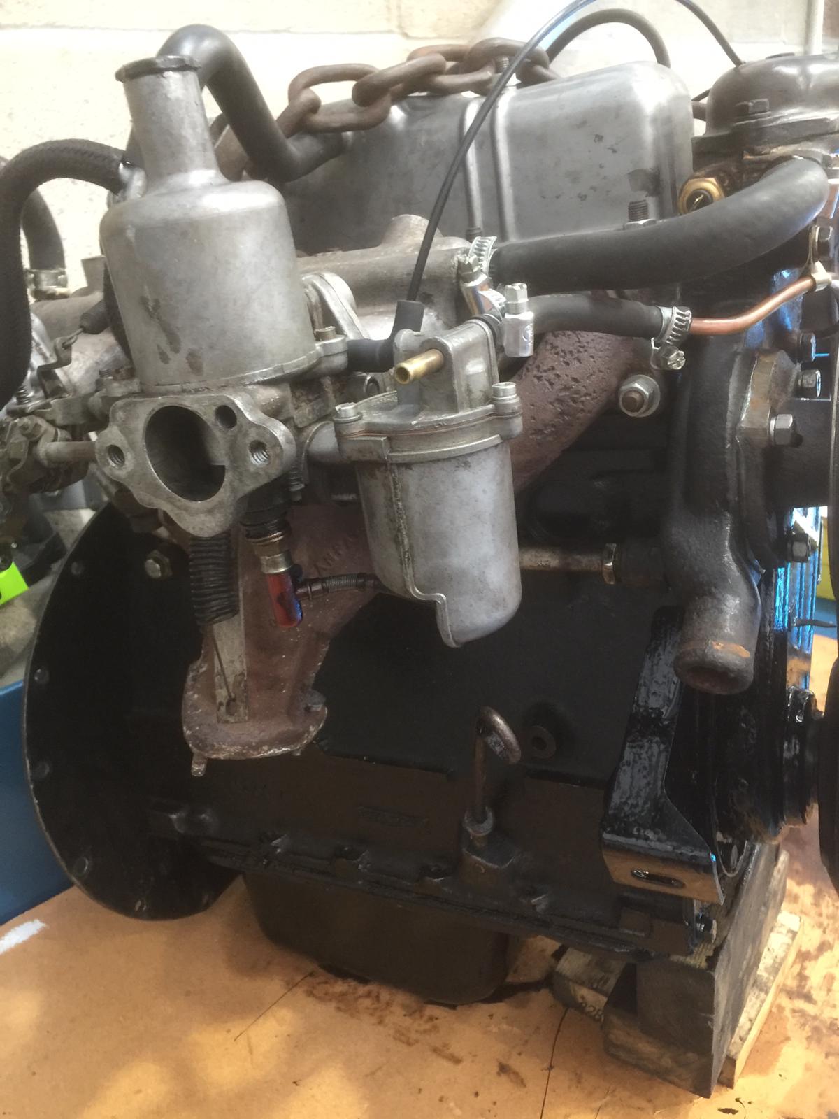 01102020 Ady Mg midget taking sump off changing gaskets and oil sleas and re helicopter coiling threads1 1