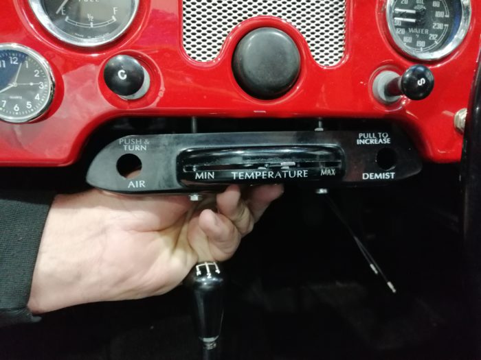 1960 MGA Heater box and engine install 2 1 700x525 1