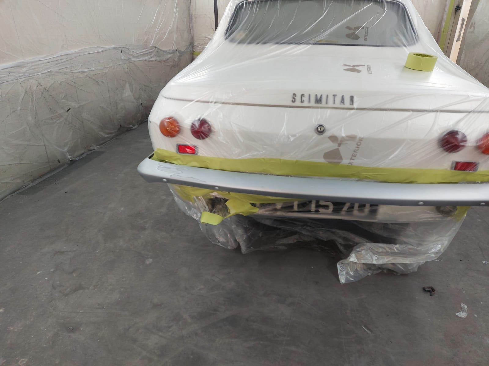 1966 Reliant Scimitar bumper repair Darren 11 1