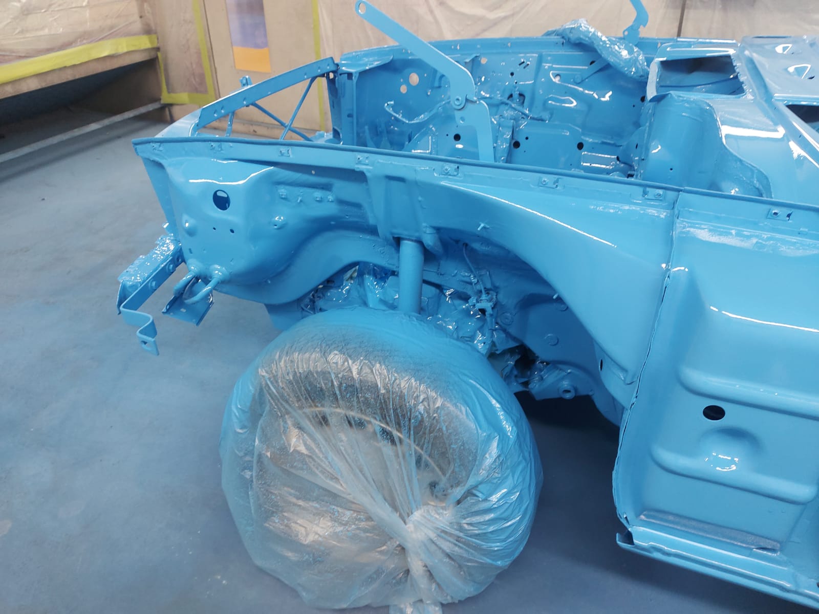 Mercedes 500SL paint5