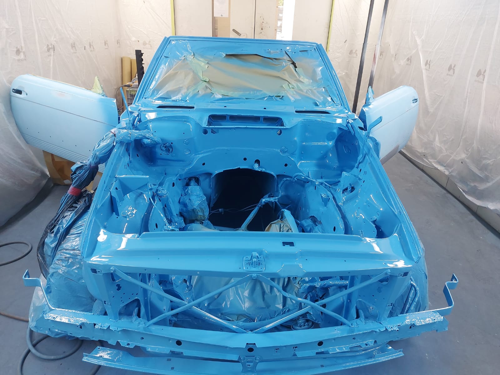 Mercedes 500SL paint6 1