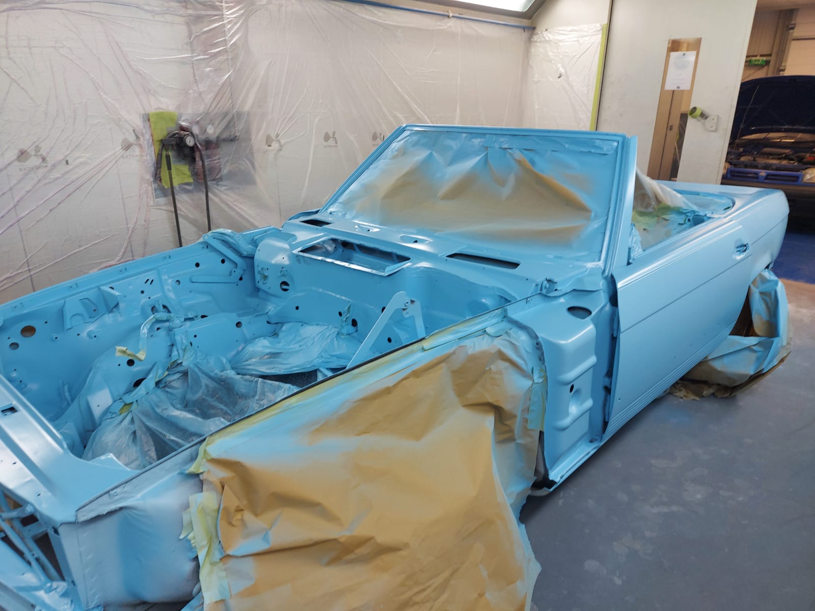 Mercedes 500SL paint7