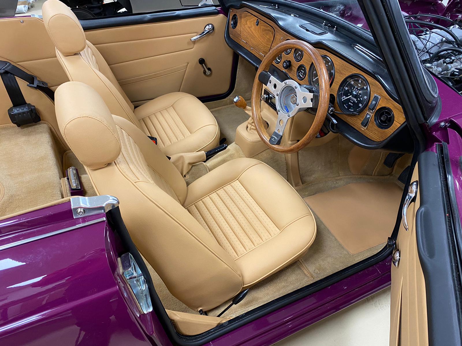 tr6 carpet seats 1