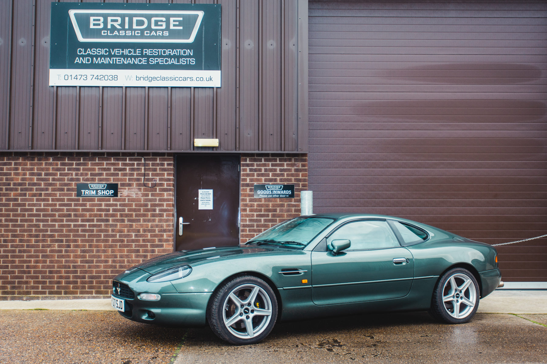 Aston Martin DB7 Arrived for service 1 1