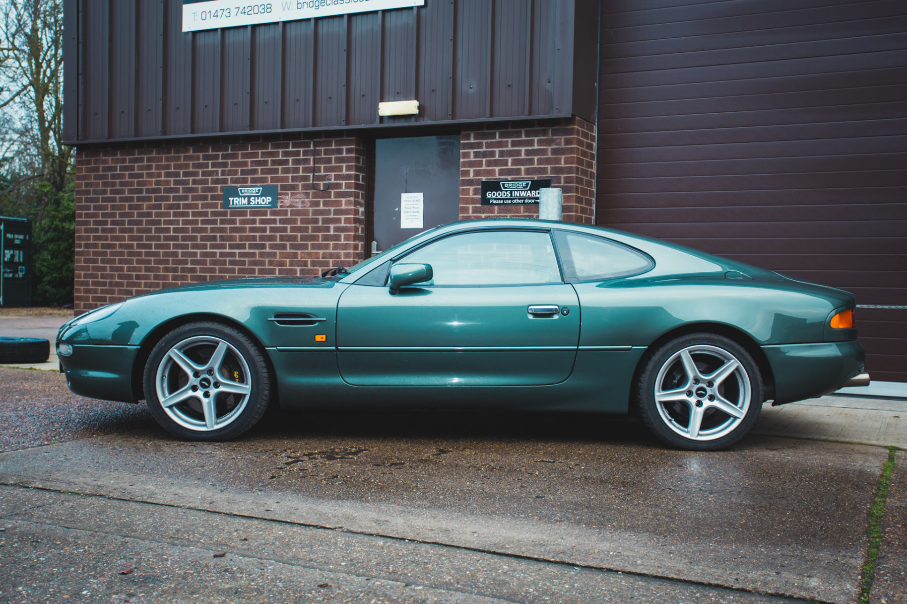 Aston Martin DB7 Arrived for service 8 1