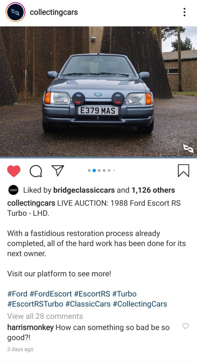 Collecting Cars Chris Harris Comment Media and RSTurbo 1