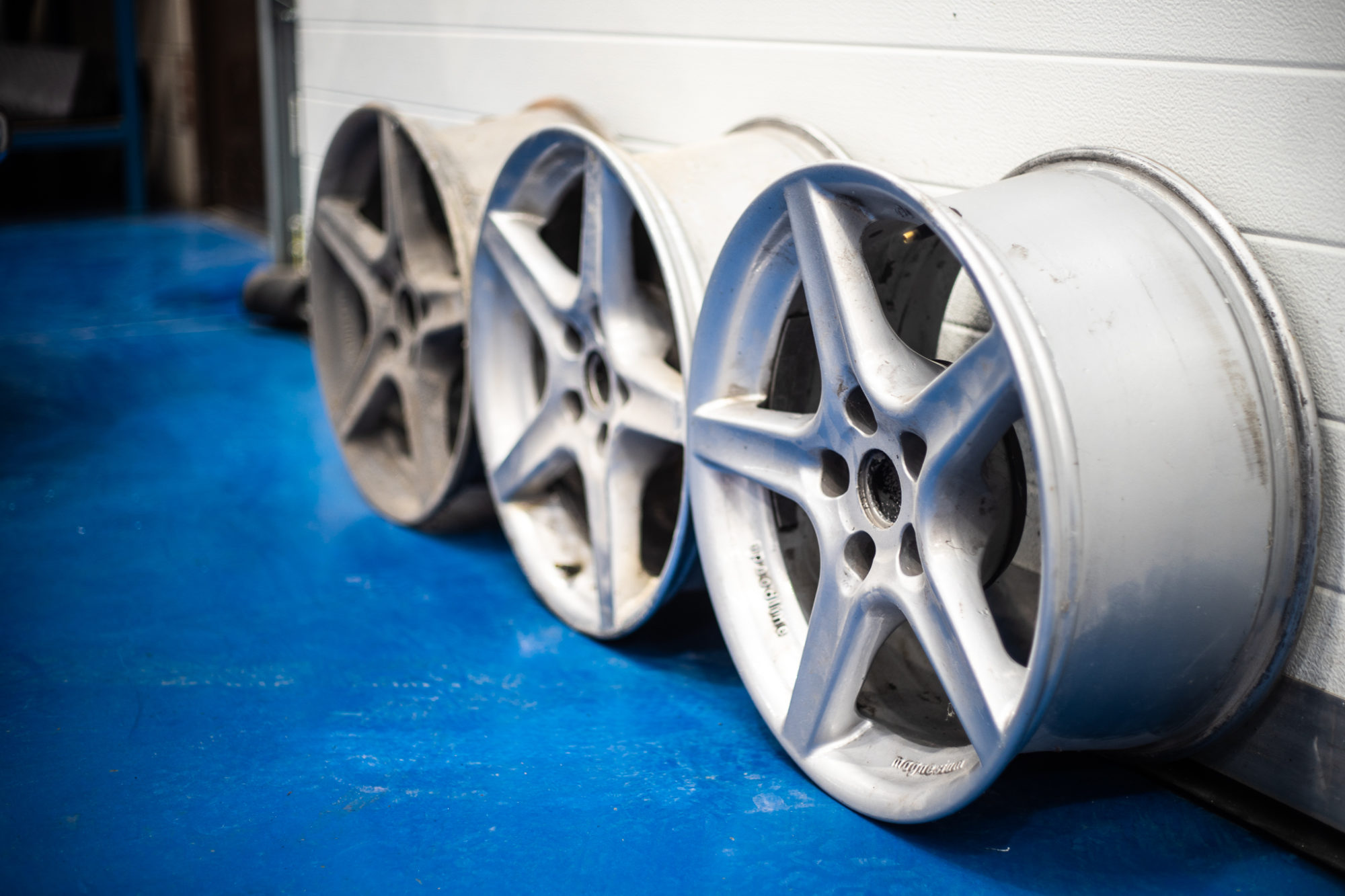 DB7 tyres before weelworx 4 1