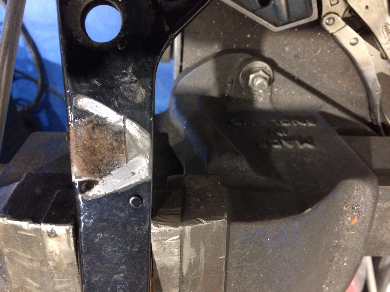 Dave TR5 Handbrake fix 6 1