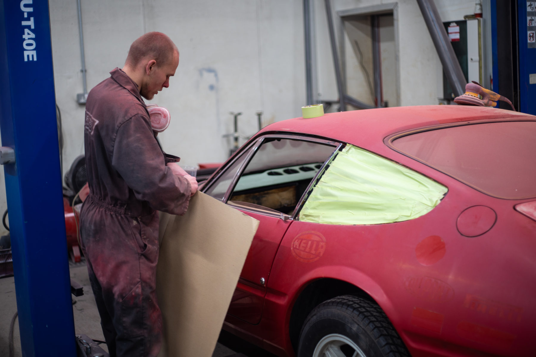 Ferrari Daytona fabrication pay strip down 7 1