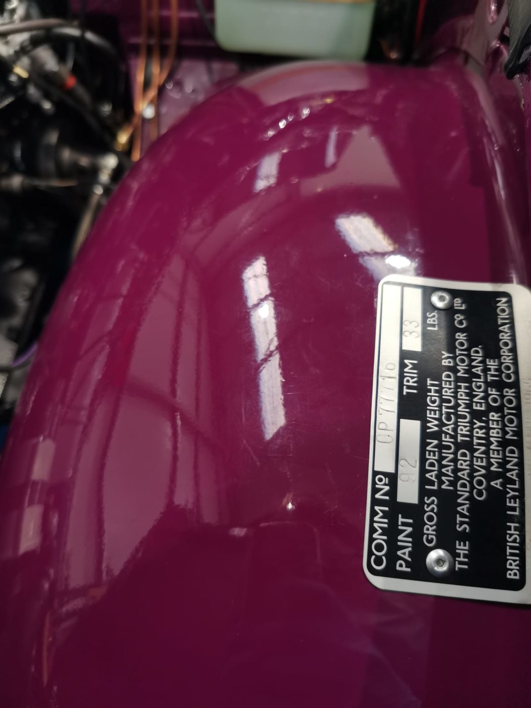 tom tr6 chassis plate 3 1