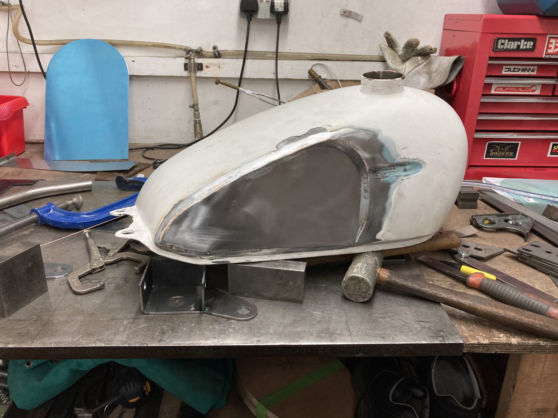 020221 Fuel Tank Repaired waiting for pressure test 2 1
