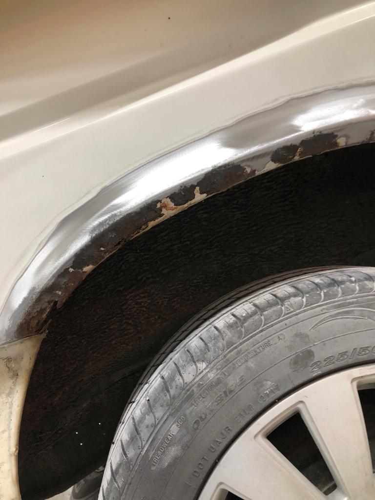 12 02 2021 1991 VW T4 James welding wheel arch 16 1