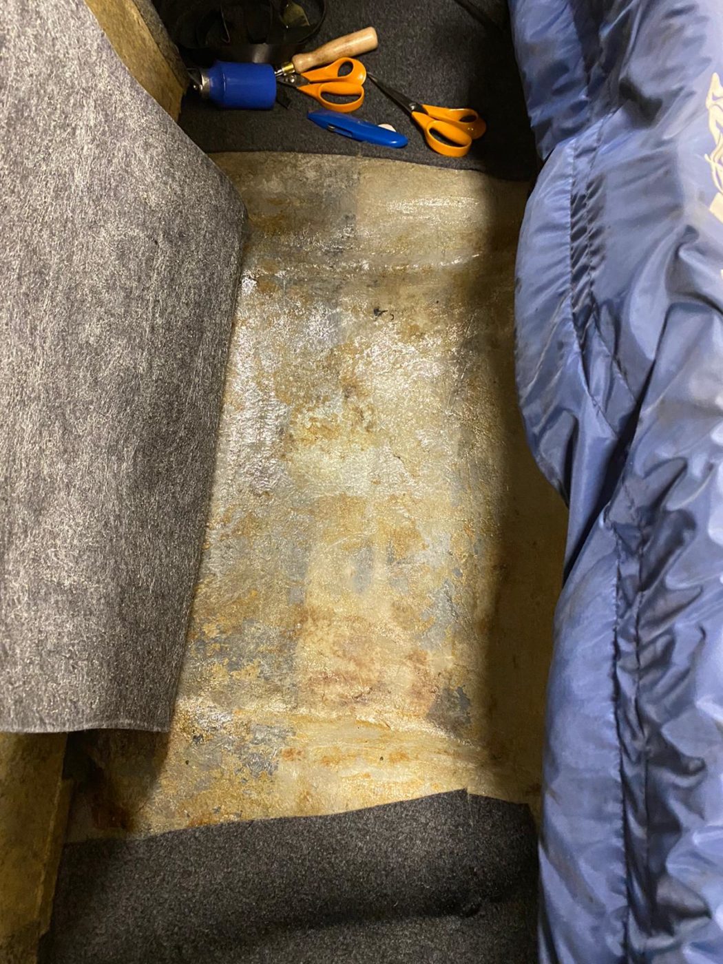 12 02 2021 1998 TVR Chimaera boot recarpet 7 1
