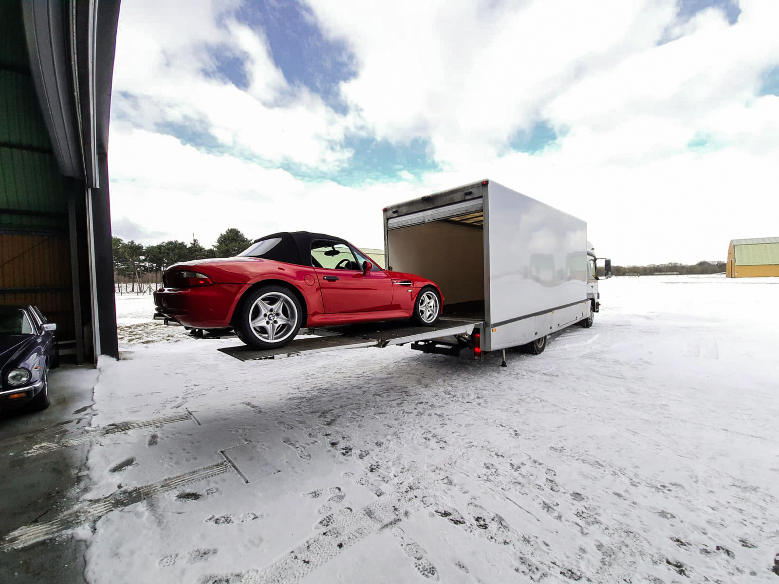 12 02 2021 BMW Loaded into trailer for delivery 1