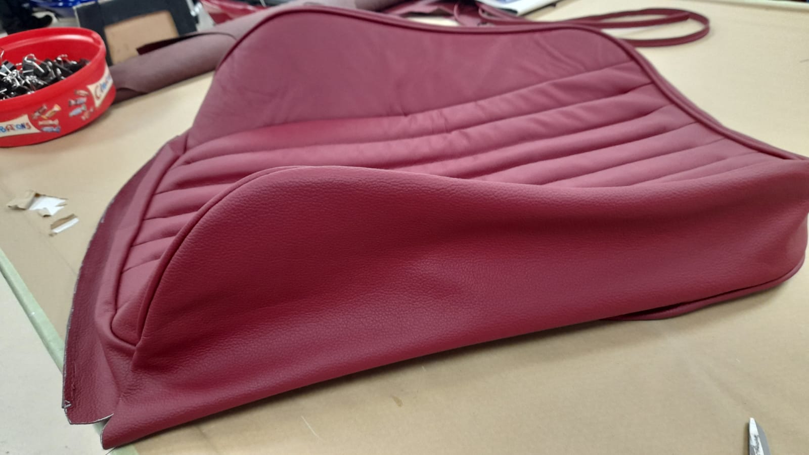 12 02 2021 Mercedes 500SL craigs Lydia making seat 11 1