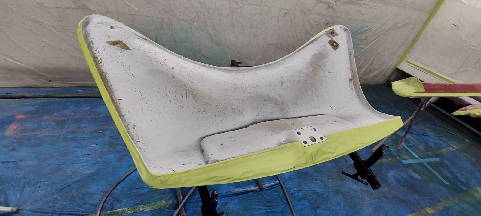 1502021 1960 Peony Red wings and body primed and smoothed 17 1