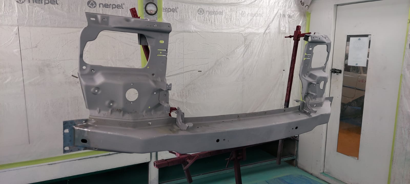 15022021 1991 VW t4 Chris painting bumper 4 1