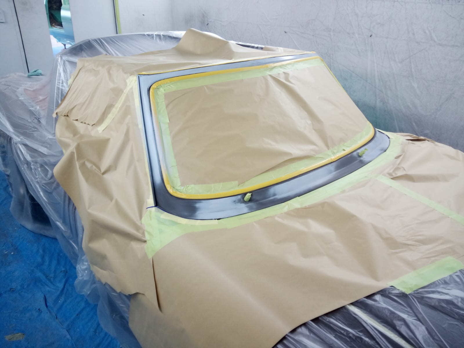 17022021 1971 Triumph Stag masked and painted 2