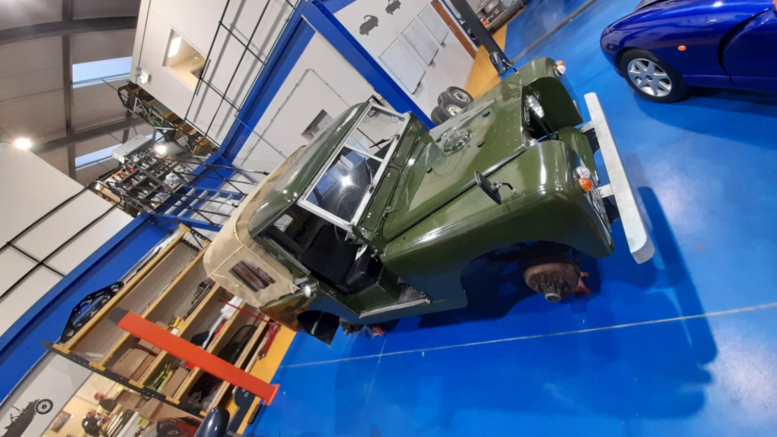 19022021 1964 Land Rover canvas tilt 3 1