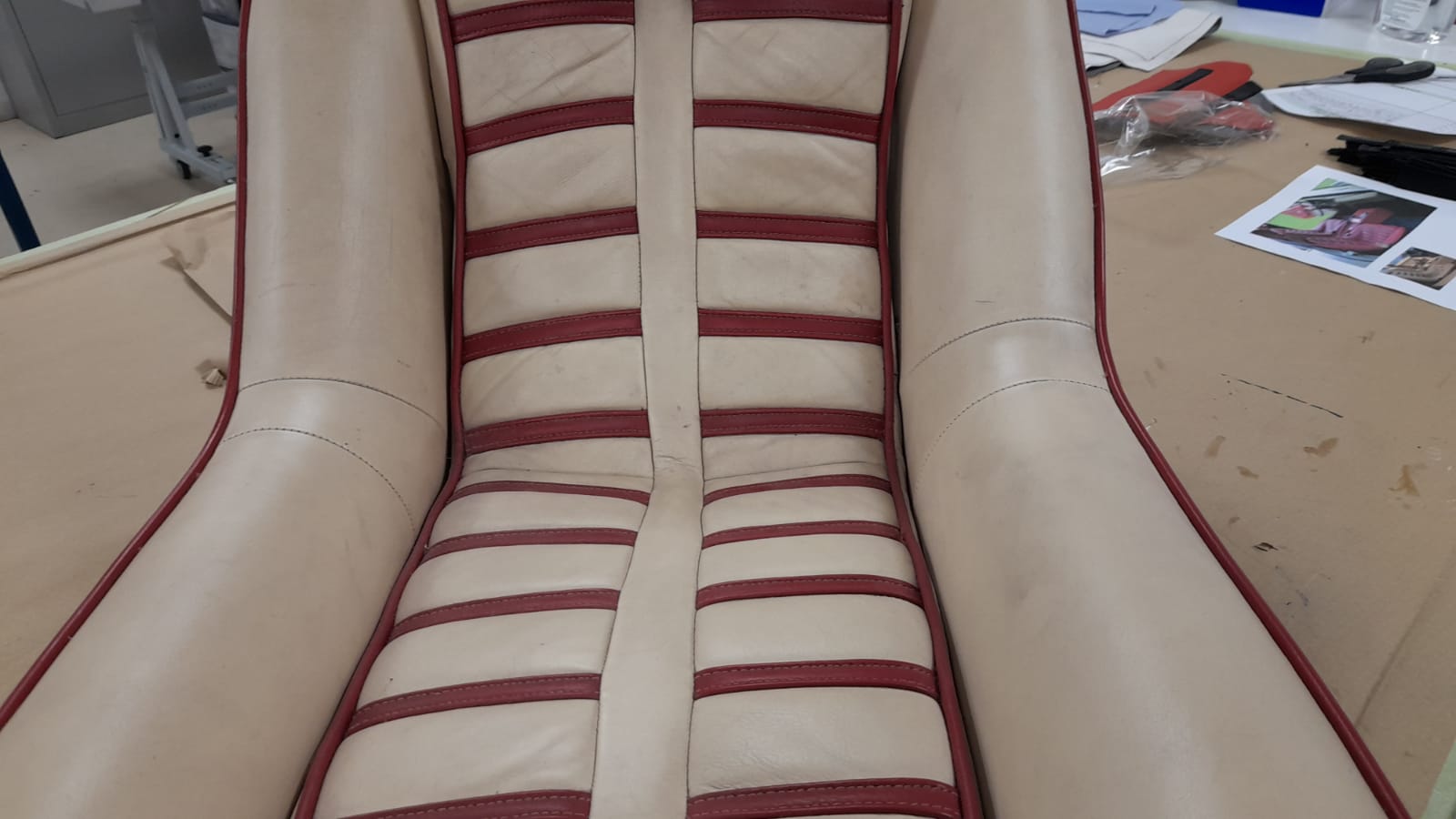 19022021 Ferarri Daytona seat refurbishment 2 1