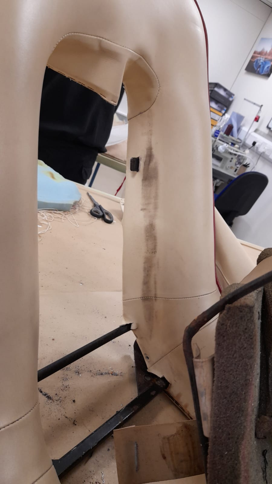 19022021 Ferarri Daytona seat refurbishment 25 1