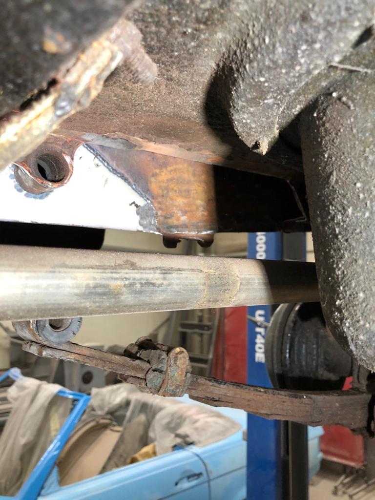 19022021 Morris Minor Lowlight chassis repair 13 1