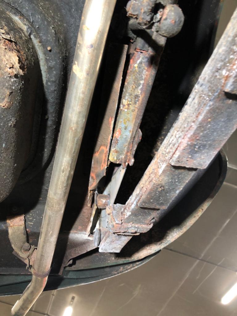 19022021 Morris Minor Lowlight chassis repair 7 1