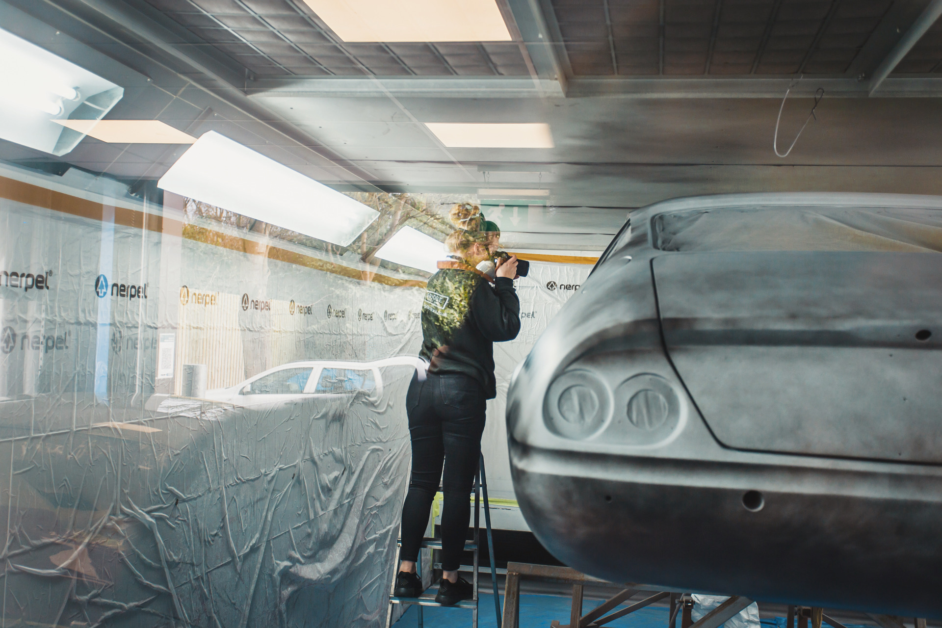 Ellie in the Paint Shop BTS 04022021 2 1
