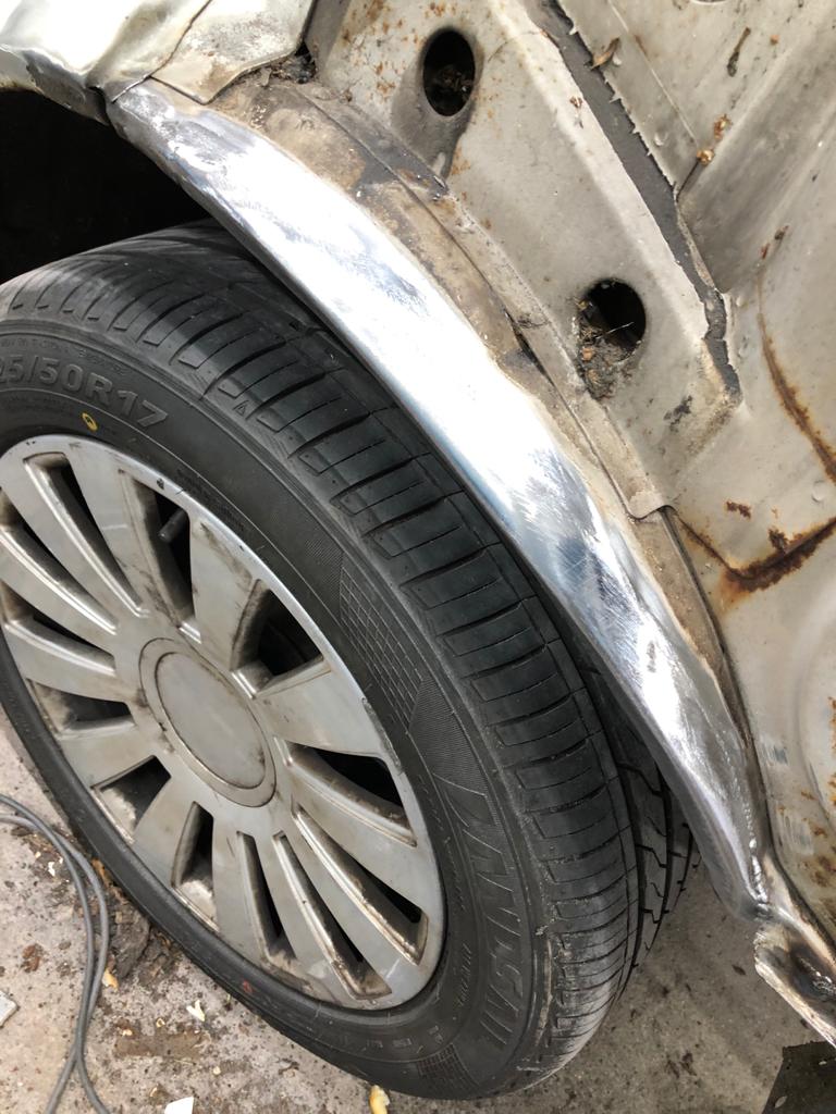 James wheel arch rus on VW T4 11 1