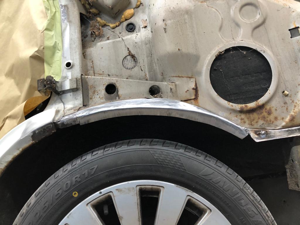 James wheel arch rus on VW T4 12 1