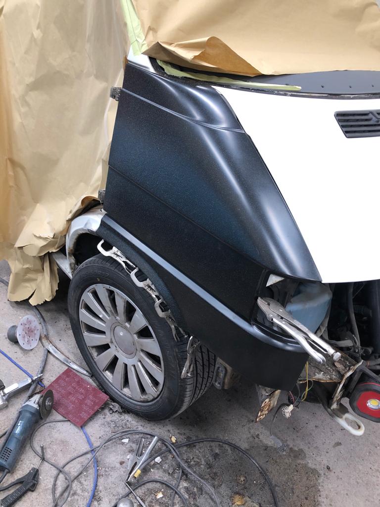 James wheel arch rus on VW T4 13 1