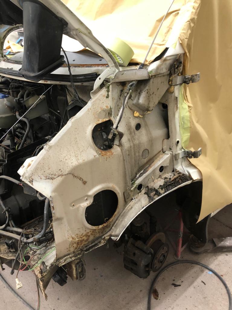 James wheel arch rus on VW T4 16 1