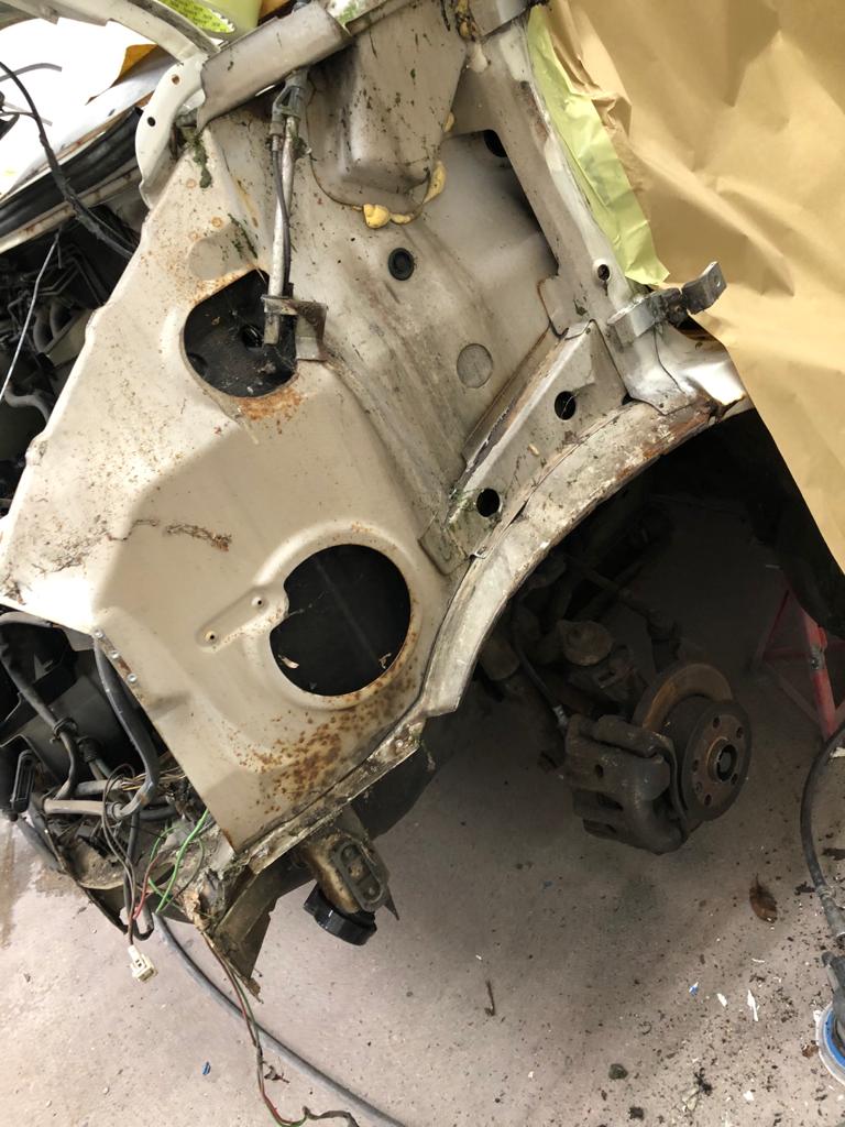 James wheel arch rus on VW T4 17 1