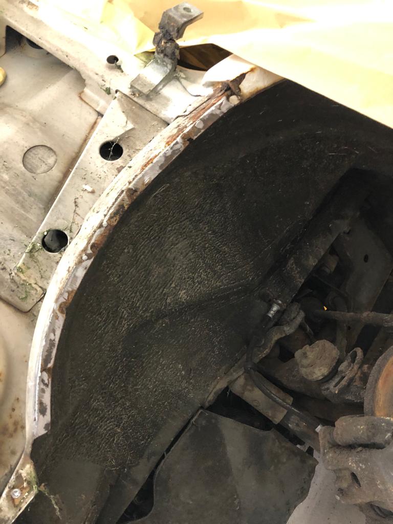 James wheel arch rus on VW T4 18 1