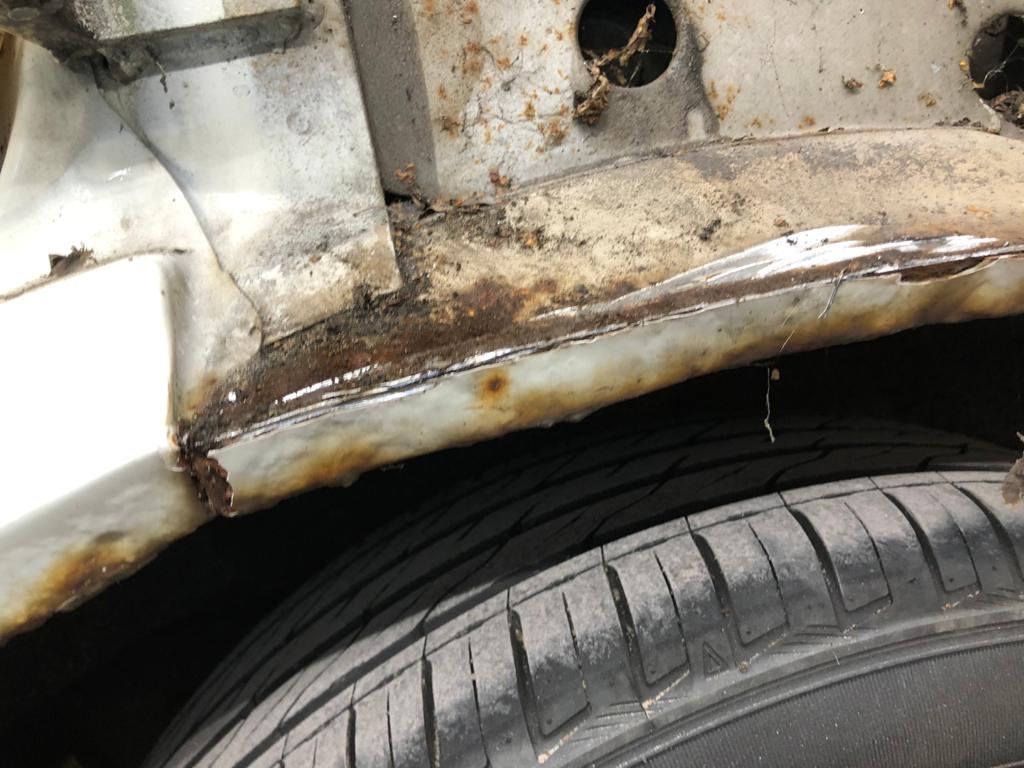 James wheel arch rus on VW T4 3 1
