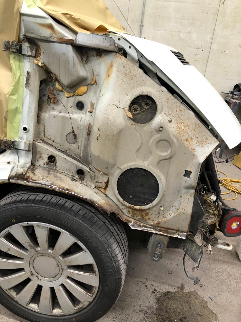 James wheel arch rus on VW T4 4 1