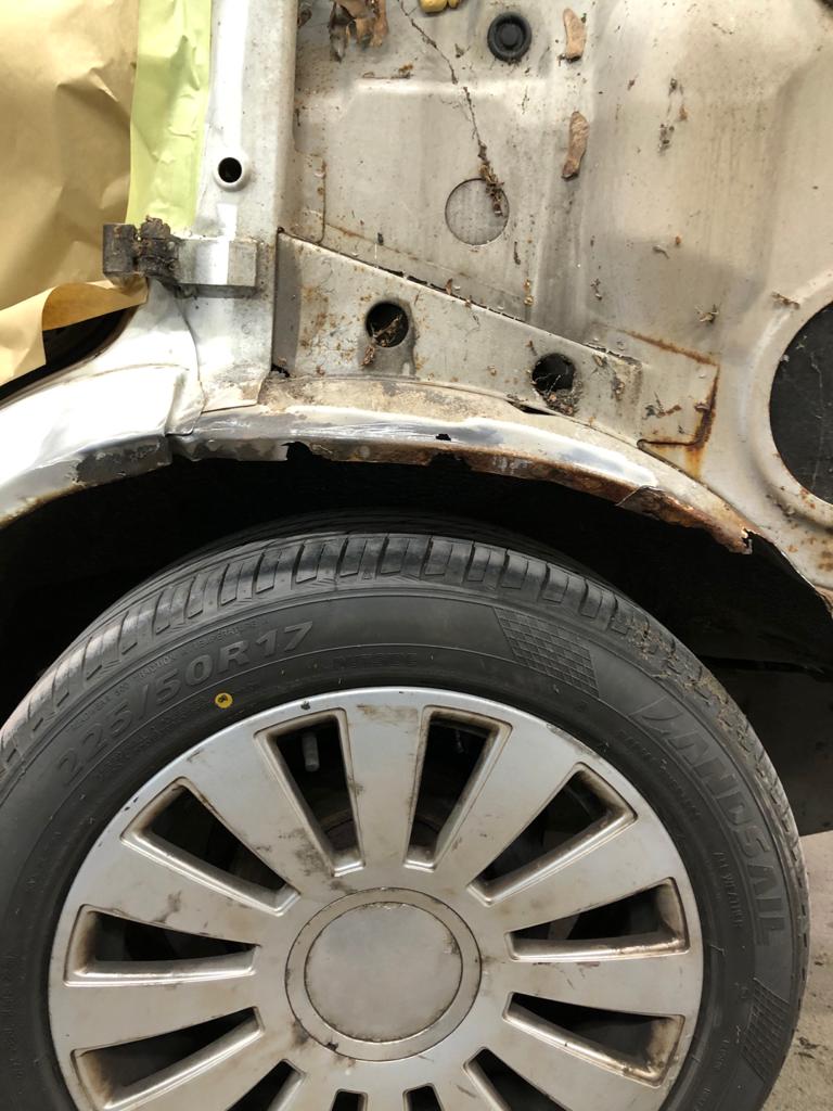 James wheel arch rus on VW T4 5 1