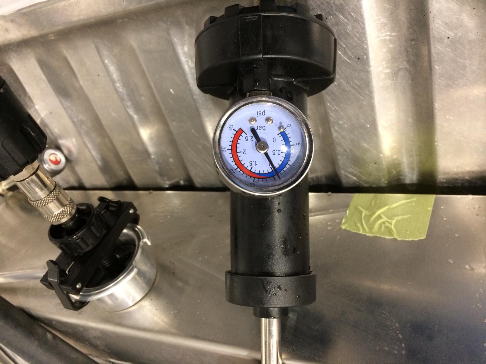 Radiator on test for leakage dave 105 navy jensen 2 1