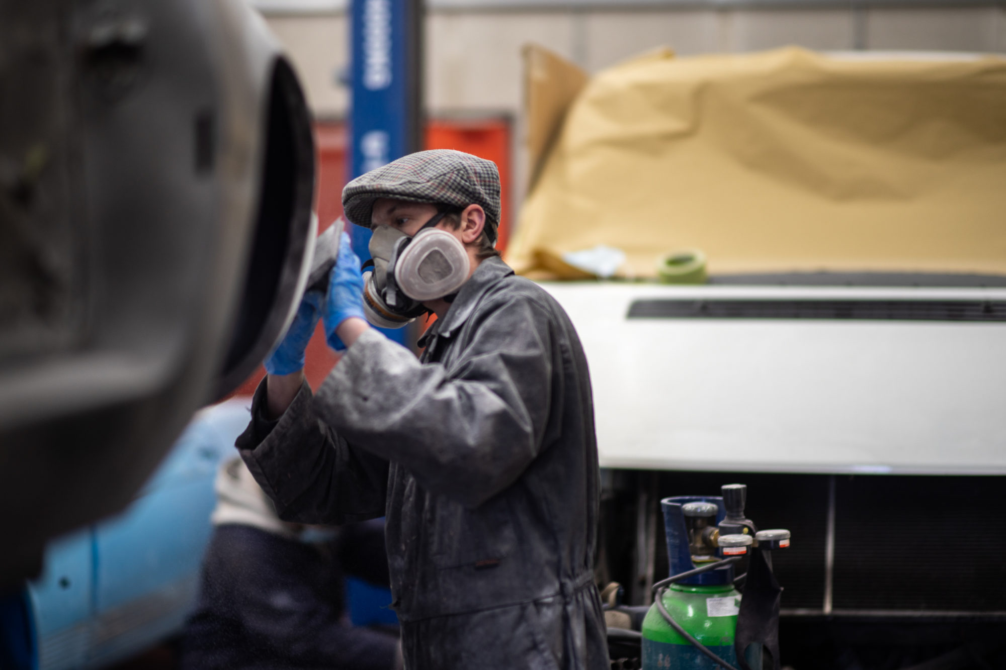 Scott sanding Daytona 8 1